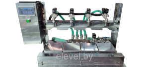 Полуавтомат розлива с весовыми платформами ПРЖ-5-4 (для сильно вязких веществ)