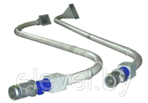 Гибкий шнековый транспортер FSC-90-12 для сыпучих продуктов (гибкий шнек)